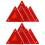 Warning Triangle Road Safety Sign Red 10 PCS 1