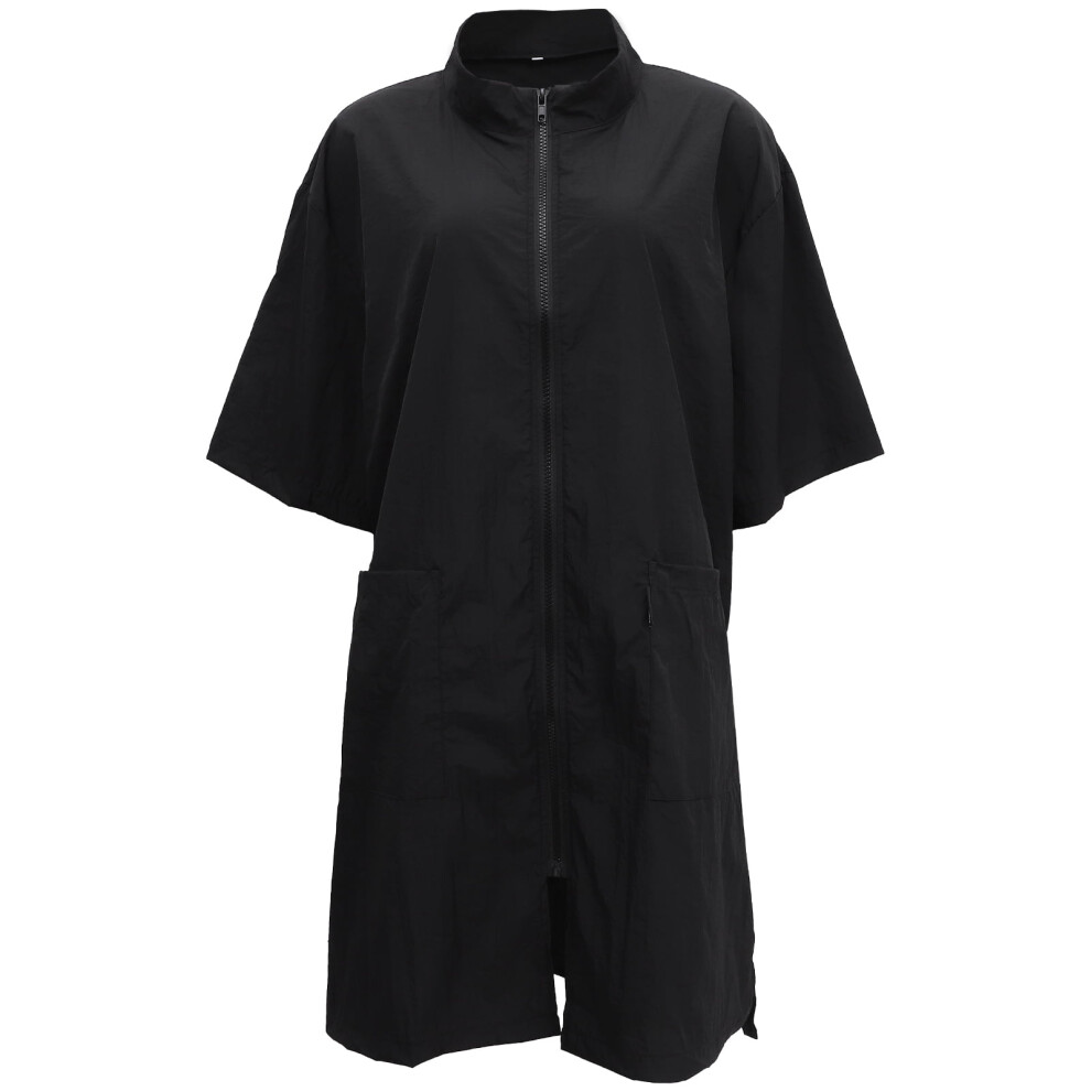 Anti-Static Grooming Smock and Cape for Cosmetologists