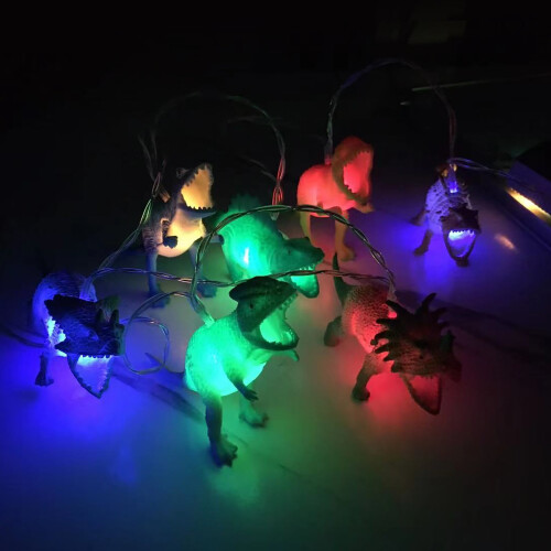 WinysinHome Möbel Dinosaurier Tier Lichterkette LED Lichterkette Laterne 1