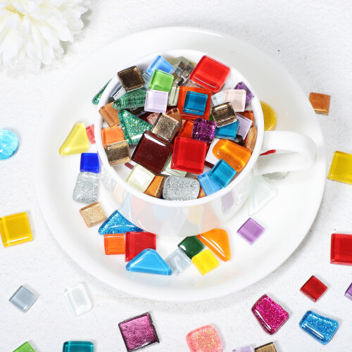 Crystal Mosaic Tiles Irregular Handmade 1 Bag 1