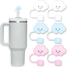 Cloud Shape Straw Covers for Stanley Tumbler 10mm 6 Pack