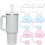 Cloud Shape Straw Covers for Stanley Tumbler 10mm 6 Pack 1