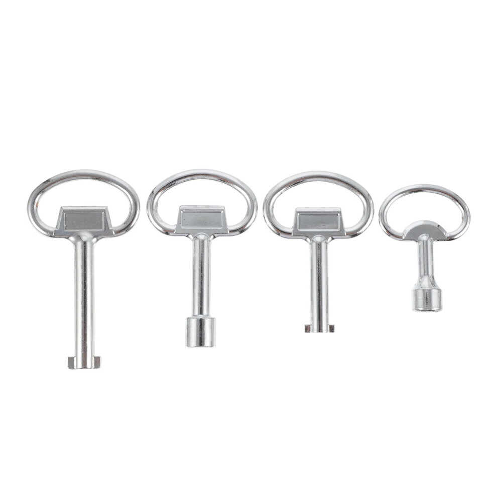 Utility Key Triangle Plumbers Tool 4Pcs 901175975707