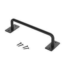 Barn Door Handle Rustic Style Black 1 Pack