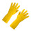 Reusable kitchen rubber cleaning gloves 1 pair 1