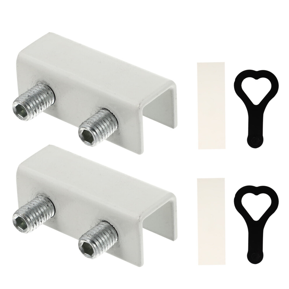 Sliding Window Lock Aluminum Alloy 2 Pcs 901175974489