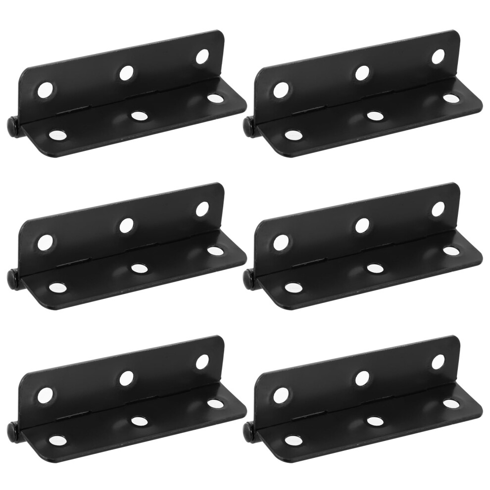 Kitchen Cabinet Hinges Iron 6 Pieces 901175974816