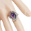 Boho ovale stemmingsring, verstelbare vingerring 2