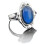 Boho ovale stemmingsring, verstelbare vingerring 3