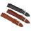 Cattlehide watch band bamboo grain 10mm black 6