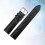 Cattlehide watch band bamboo grain 10mm black 3