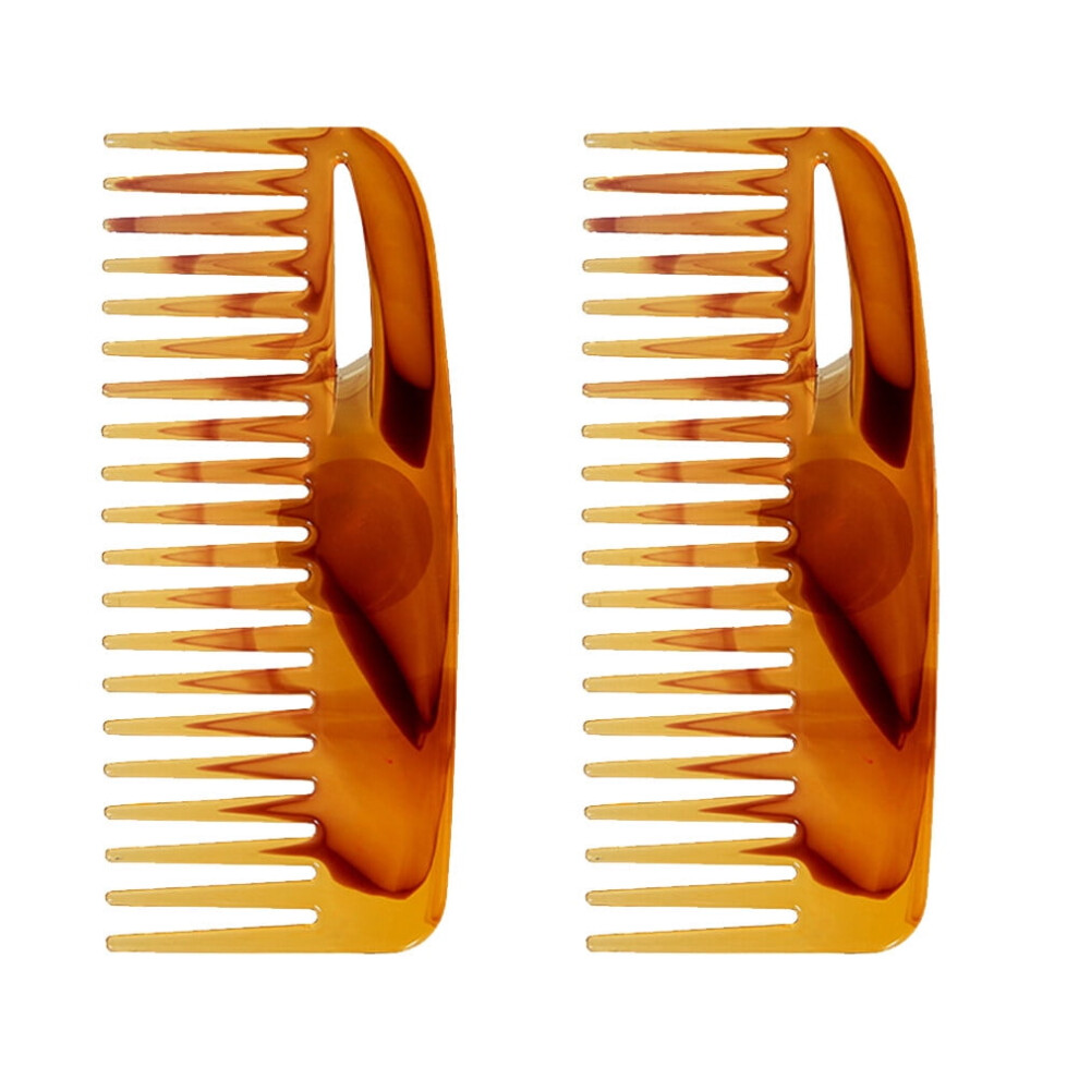 Hair Comb Wide Tooth Portable 2 Pieces