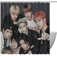 Zasłona prysznicowa Stray Kids SKZ z haczykami 72x72 cale