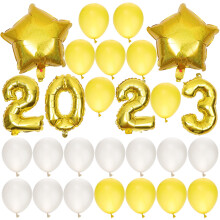 Globos de números 2023 Globos Nuevos tanques de helio para globos 2022 Artículos para fiestas de graduación Decoración