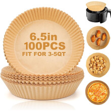 Air Fryer Paper Liners Oil-Proof Round 100pcs