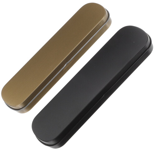 Metal Pencil Case with Lid 2 pcs