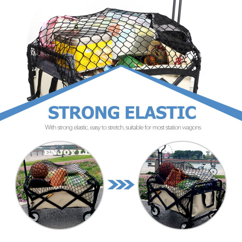 Camping Wagon Luggage Net Elastic Heavy Duty 1 Pack 2