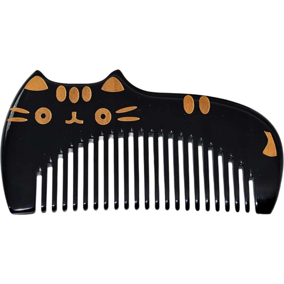 Ox Horn Comb for Women Fine Tooth Polished