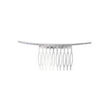 Hair Side Comb Silver Women Girls Hair Clip