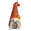 Pompoenkabouter pluche pop Halloween decoratie (1 stuk) 1