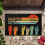 Sign Language Gesture Floor Mat Polyester 45x75cm 6