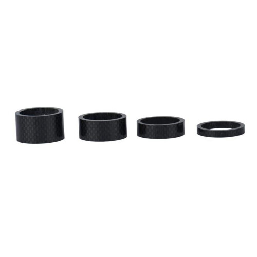 Carbon Fiber MTB Headset Stem with Washer Spacer Set