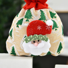 Julklappspåse Jultomten Linne1 st