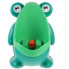 Traenálaí Urinal Pota Green Frog do Bhuachaillí - Leithreas Aidhmithe Greannmhar