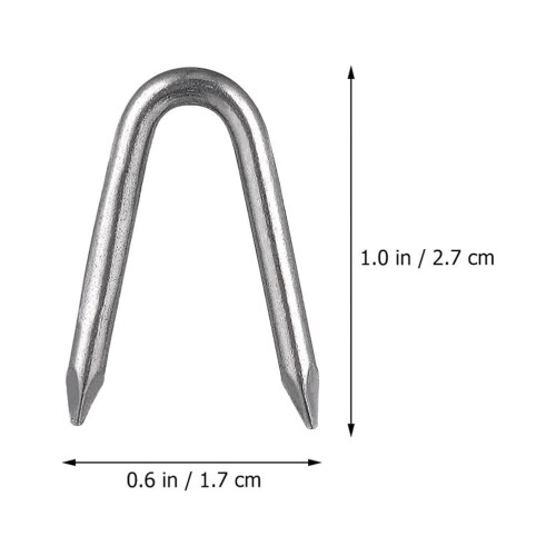 U-shaped fencing nails iron 30 pcs 1