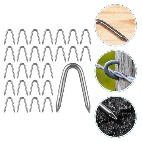 U-shaped fencing nails iron 30 pcs 2