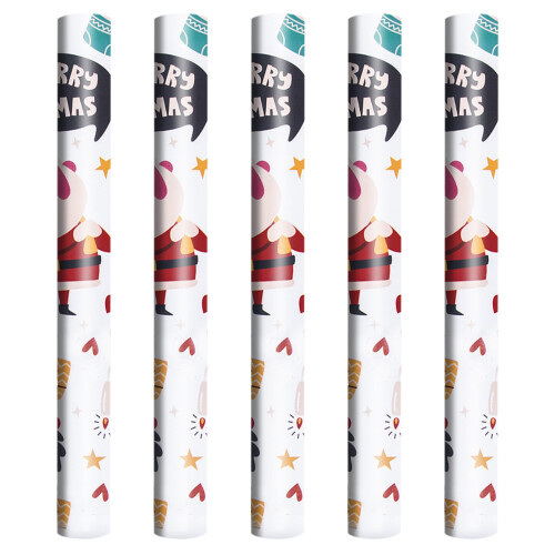 Christmas wrapping paper single-sided Santa pattern 70cm x 1