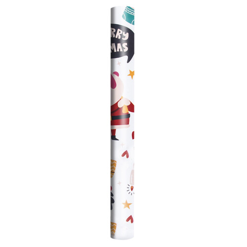 Christmas wrapping paper single-sided Santa pattern 70cm x 2