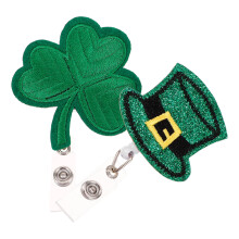 Badge holder portable clip ID card holder2pcs