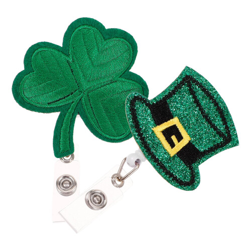 Badge holder portable clip ID card holder2pcs