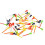 Plastic Golf Tees Multi Color 30 Pack 83mm 1