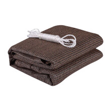 Voile d'ombrage rectangulaire 1,98 m x 3 m (6,5 pi x 9,8 pi) avec protection UV, compatible avec les sols sableux. Filet d'ombrage extérieur en PEHD