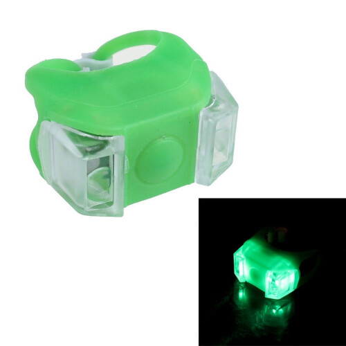 Silicone Bicycle LED Safety Light Flashlight 1pc