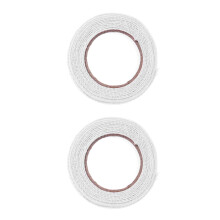 Fabric Ribbon Tape Trim for DIY Scrapbook White 2 pcs