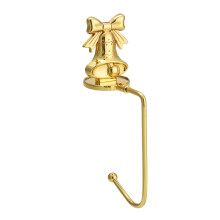 Kayannuo Kerstdecoraties voor binnen: metalen kerstkousenhouder met haken, openhaardhanger met een neutrale vormgeving, slaapkamerdecoratie
