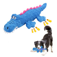 RnemiTe-amo Giocattoli per cani di taglia media, giocattoli da masticare in peluche frusciante e resistenti per la dentizione dei cuccioli,