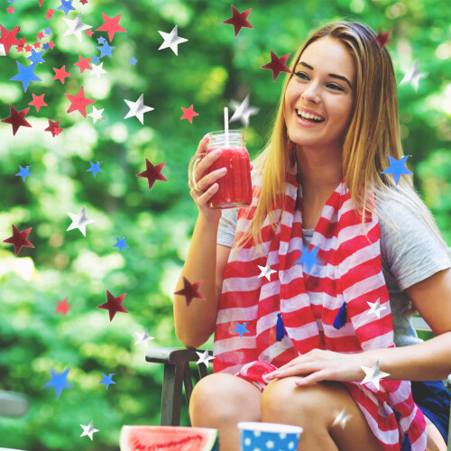 Star Confetti Bag Independence Day Decor 1 Count 2