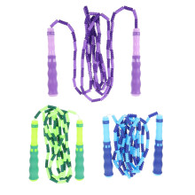 Kids Beaded Jump Rope with Handles 3pcs Assorted Colors