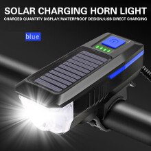 Kayannuo solar USB rechargeable bicycle headlight 1 pack