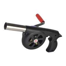 Portable BBQ fire blower for outdoor grilling