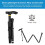 Folding Cane Adjustable Height Black 1 Count 3