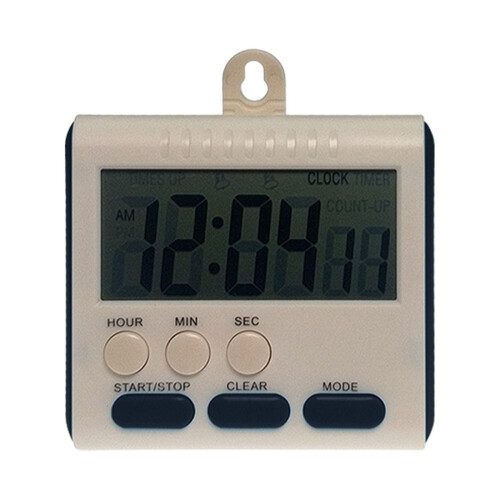 Jacenvly zwarte digitale keukentimer 24 uur 1