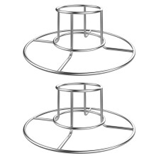 Chicken Roasting Rack Folding Beer Can Stand 2 Pcs