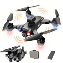 Kayannuo kerstdrone met 1080p HD FPV-camera, hoogtebehoud, headless-modus en startknop - compatibel met op afstand bestuurbare speelgoeddrones,