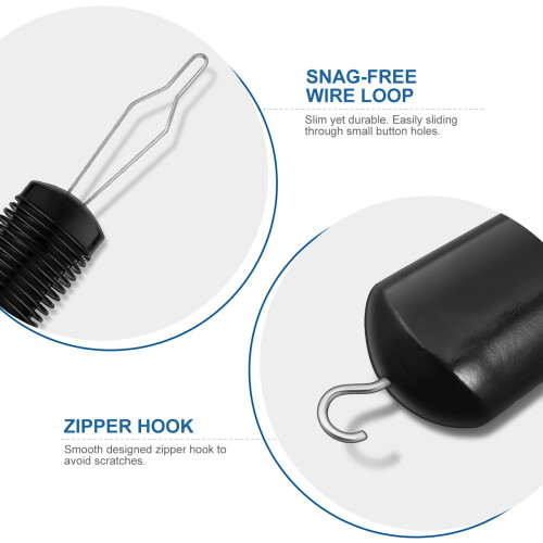Qiysamall SUPVOX Universal Grip Button Hook Helper Zipper Pull Assist Tool Βοηθήματα επίδεσης για ηλικιωμένους με 1
