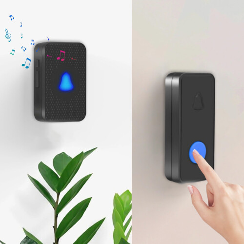 Smart Wireless Doorbell IP55 Waterproof 300M Range 55